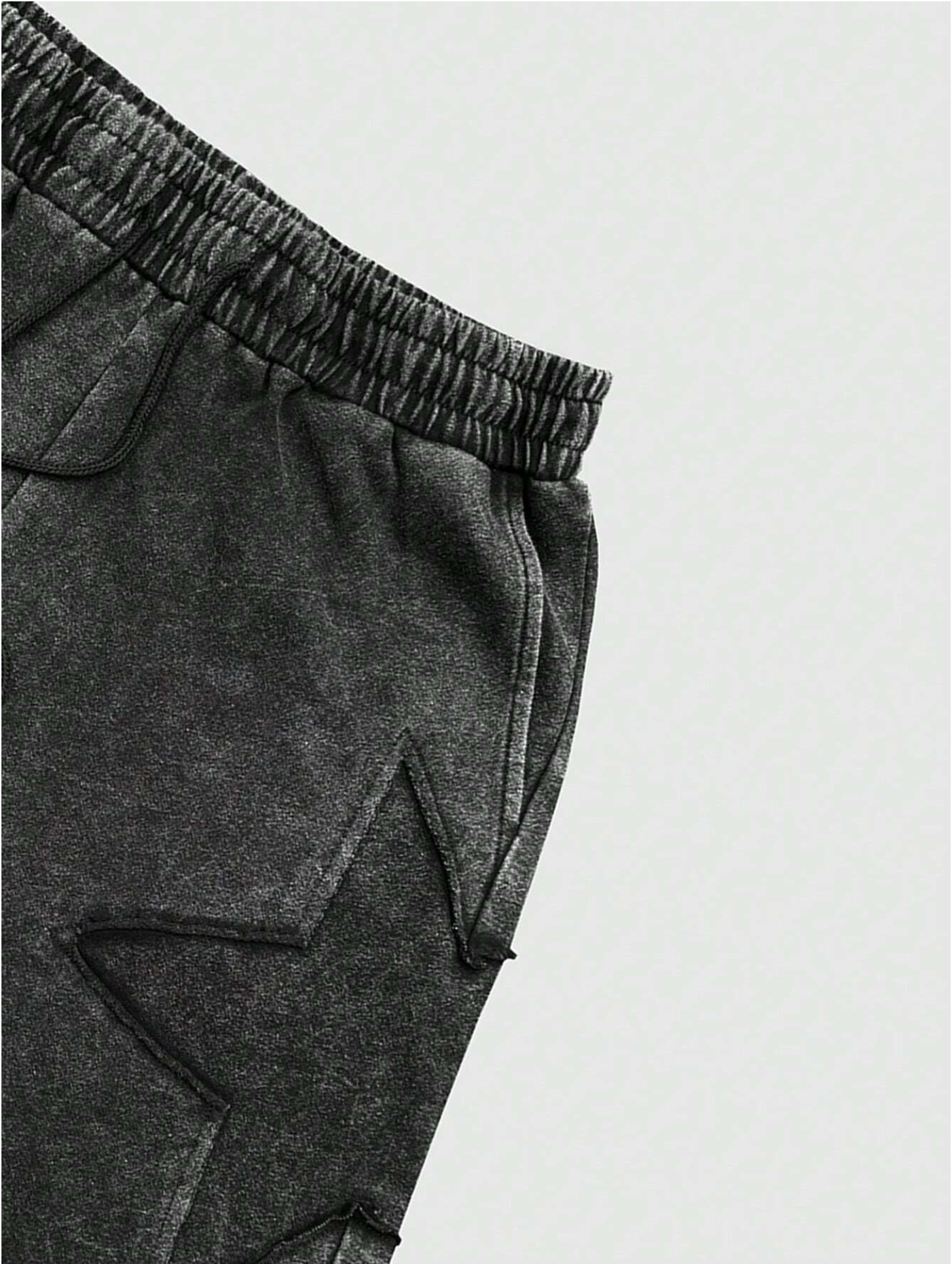 Men's Star Pattern Drawstring Pocketed Casual Shorts