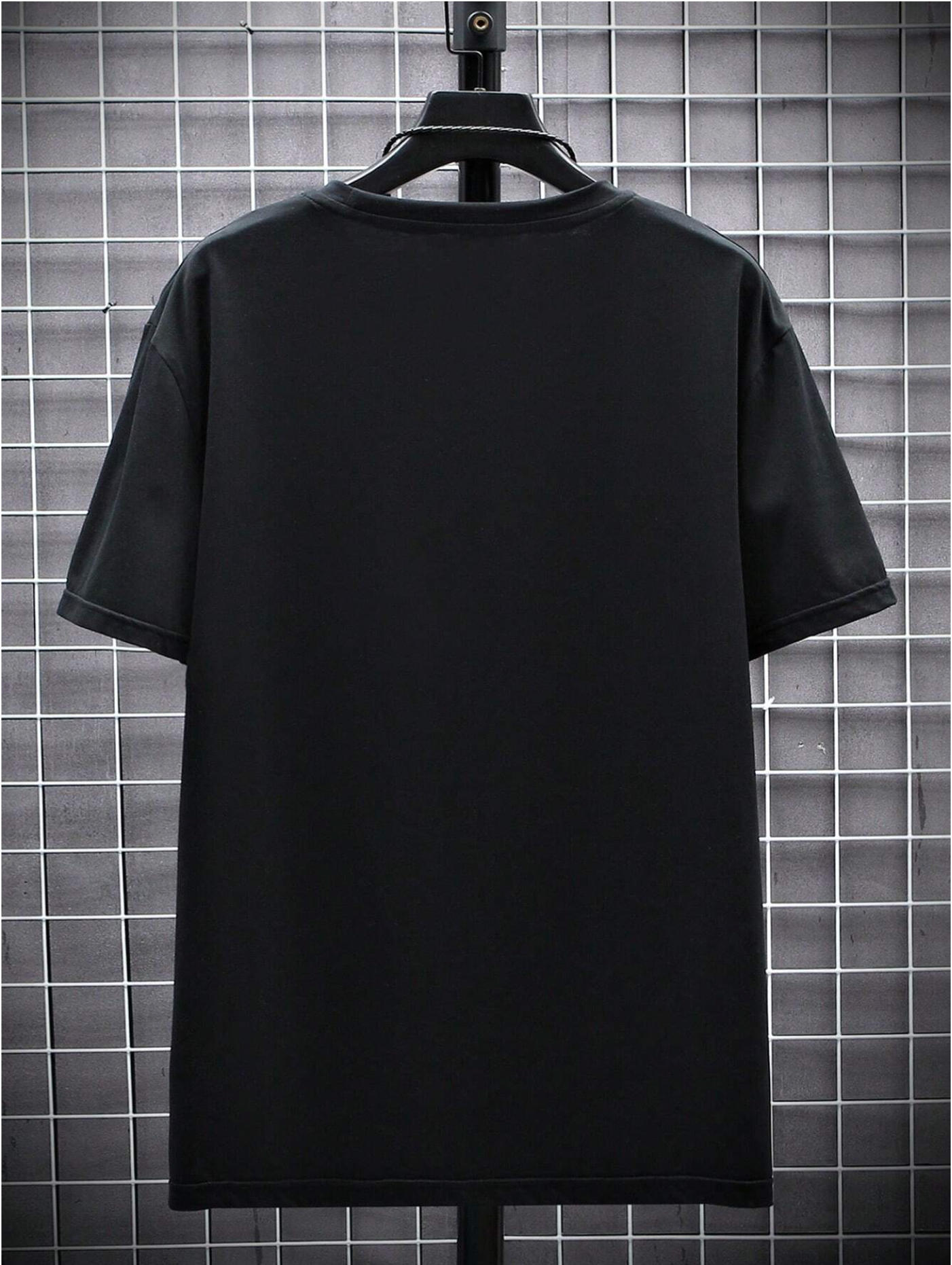 Men's Casual Chess & Letter T-Shirt