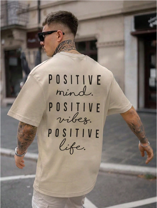 Men "Positive" Graphic Tee