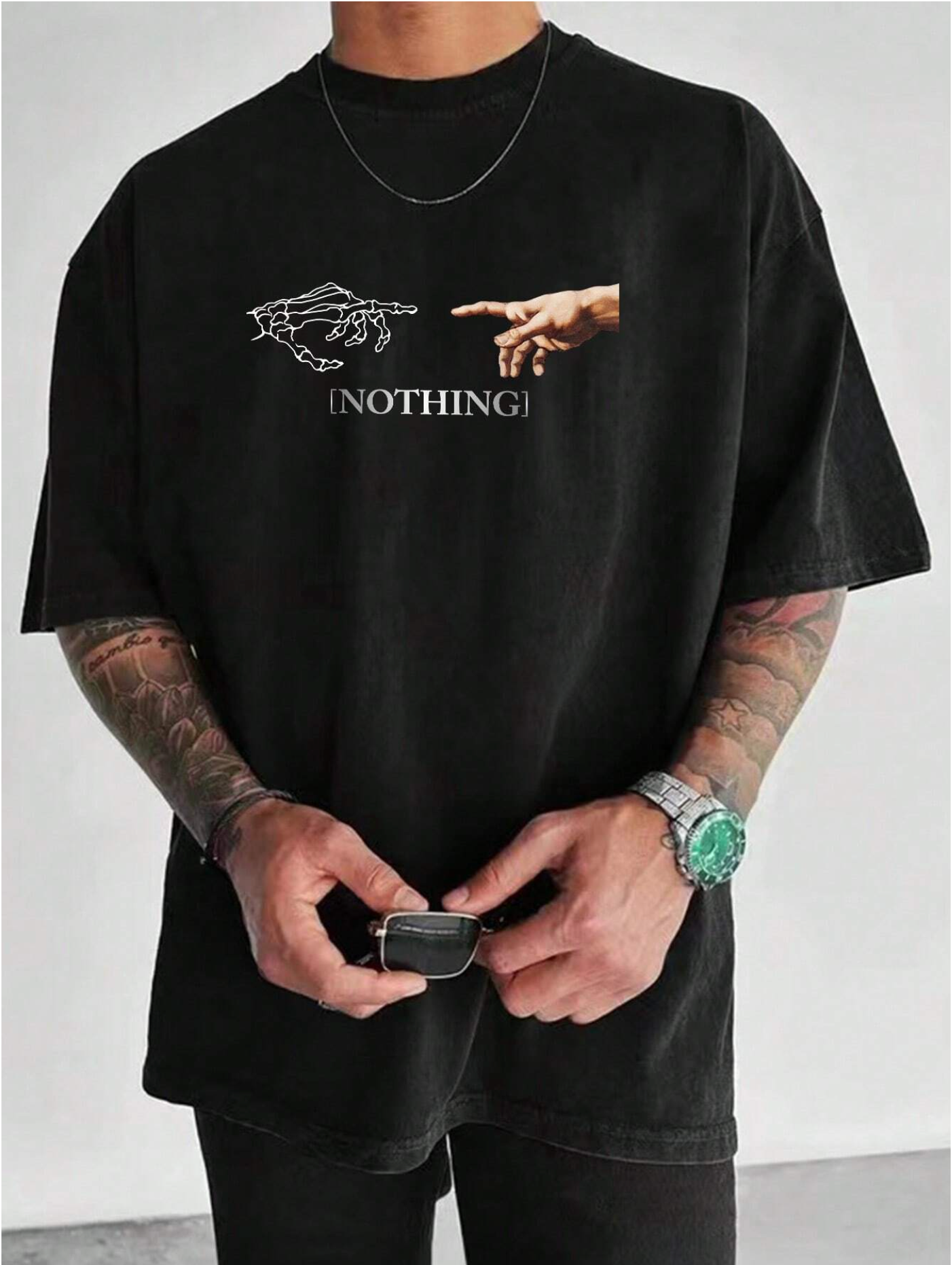 Men's Short Sleeve (NOTHING) Graphic Tee
