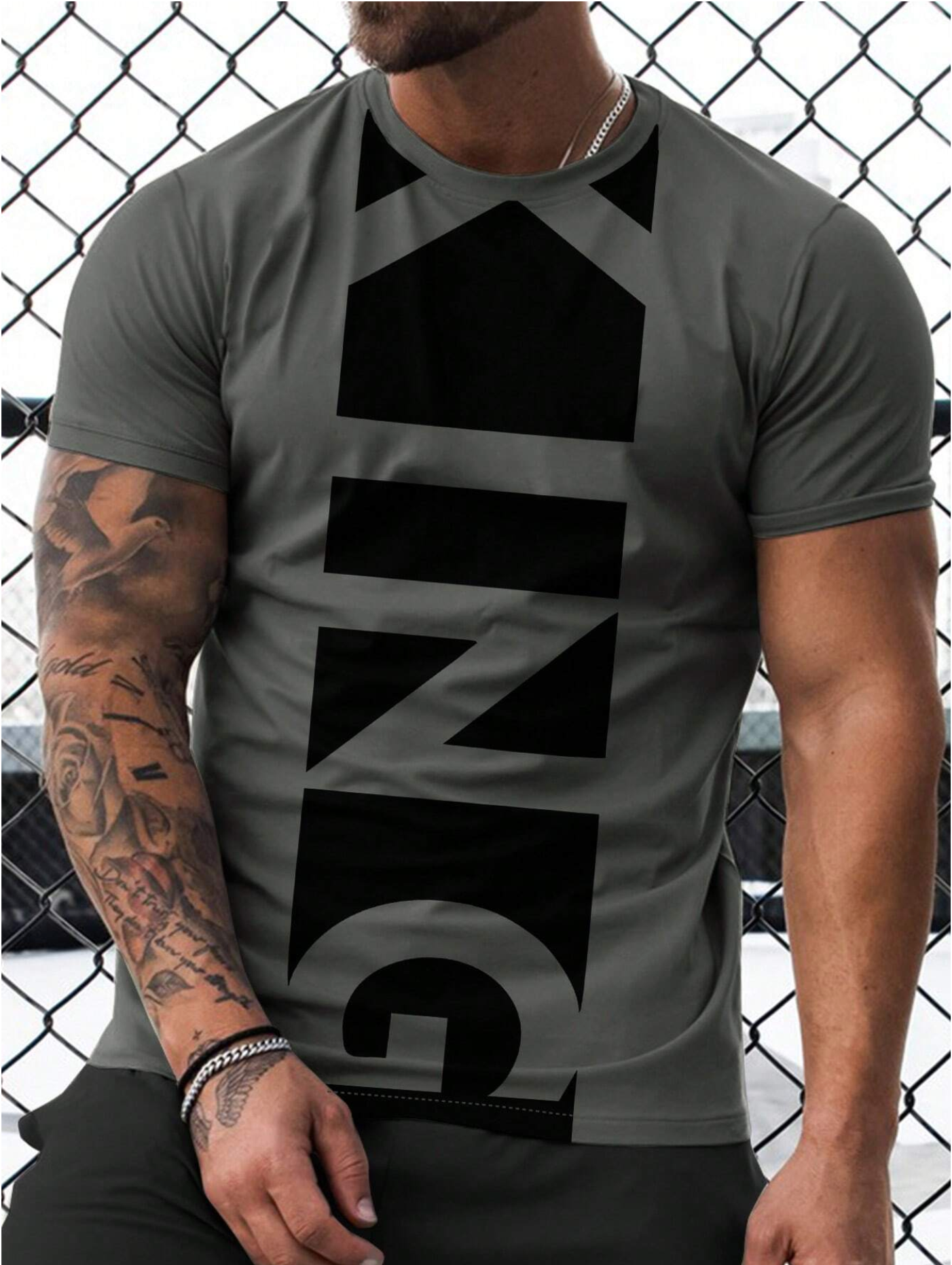 Men's Graphic King Pattern T-Shirt